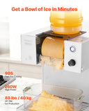 Darrahopens Sports & Fitness > Exercise, Gym & Fitness > Vibration Exercise Machines VEVOR Snowflake Ice Machine, 40KG/24H Snowflake Ice Maker, Ice-Shaver Machine with Stainless Steel Blade, Electric Snow Cone Maker with 1.8L Tank, 90S Fast Pre-Cooling, for Home & Small Gatherings