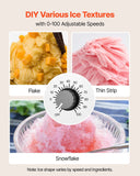 Darrahopens Sports & Fitness > Exercise, Gym & Fitness > Vibration Exercise Machines VEVOR Snowflake Ice Machine, 40KG/24H Snowflake Ice Maker, Ice-Shaver Machine with Stainless Steel Blade, Electric Snow Cone Maker with 1.8L Tank, 90S Fast Pre-Cooling, for Home & Small Gatherings