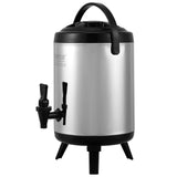Darrahopens Sports & Fitness > Exercise, Gym & Fitness > Vibration Exercise Machines VEVOR Stainless Steel Insulated Beverage Dispenser, 6 Liter, Thermal Hot and Cold Drink Server Dispenser with Spigot Handle, Food-grade for Hot Tea Coffee Water Restaurant Drink Shop