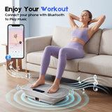 Darrahopens Sports & Fitness > Exercise, Gym & Fitness > Vibration Exercise Machines Vibration Plate Exercise Machine, Whole Body Shake Plate with LED Touch Screen & Bluetooth Speaker, Multi-Speed Fitness Platform In Australia - Darrahopens