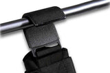 2pcs Weight Lifting Hook Hand Grip Support Wrist Straps Powerlifting Grips Gym Gloves(Black)