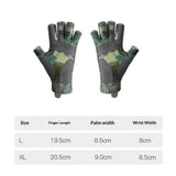 Darrahopens Sports & Fitness > Exercise, Gym & Fitness > Weightlifting Gloves & Hand Supports Fishing Gloves Gloves UV Protection Fingerless Gloves Men Women for Outdoor, Kayaking, Rowing, Paddling, Canoeing, Hunting（green）