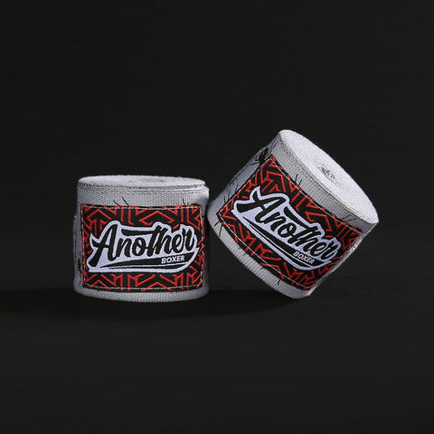 Darrahopens Sports & Fitness > Exercise, Gym & Fitness > Weightlifting Gloves & Hand Supports Grey Spider Pro Grade 5m Boxing Hand Wraps - Printed Elastic Bandages for Training & Combat Sports (1 Pair)