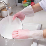 Darrahopens Sports & Fitness > Exercise, Gym & Fitness > Weightlifting Gloves & Hand Supports Kitchen Gloves Reusable Tight Fit Multifunctional Dishwashing Cleaning Waterproof Durable Household Gloves Pink In Australia - Darrahopens