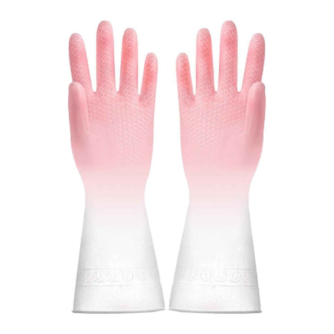 Darrahopens Sports & Fitness > Exercise, Gym & Fitness > Weightlifting Gloves & Hand Supports Kitchen Gloves Reusable Tight Fit Multifunctional Dishwashing Cleaning Waterproof Durable Household Gloves Pink In Australia - Darrahopens
