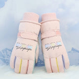 Darrahopens Sports & Fitness > Exercise, Gym & Fitness > Weightlifting Gloves & Hand Supports Pink Women's Warm Winter Ski Gloves - Waterproof & Windproof Touchscreen Gloves for Snow Sports