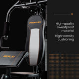 Darrahopens Sports & Fitness > Exercise, Gym & Fitness > Weightlifting Machines & Racks PROFLEX Multi-Station Home Gym Set with 98lbs Weight Plates- M8000