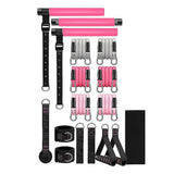 Darrahopens Sports & Fitness > Exercise, Gym & Fitness > Yoga & Pilates 14pc Pilates Bar Kit with Resistance Bands & Belt – Multifunctional Fitness Pedal Puller for Home Workout