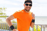 Darrahopens Sports & Fitness > Exercise, Gym & Fitness > Yoga & Pilates 2 Pack Sweatbands Sports Headband for Tennis Badminton Yoga - Black