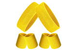2 Pack Sweatbands Sports Headband for Tennis Badminton Yoga - Yellow