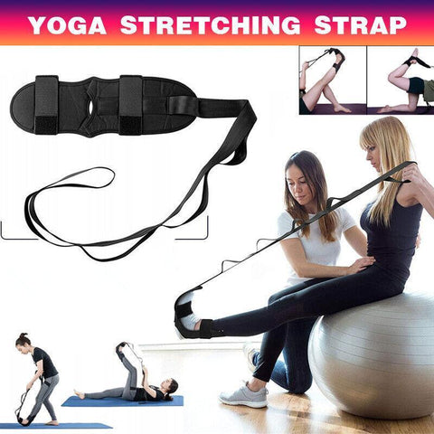 Darrahopens Sports & Fitness > Exercise, Gym & Fitness > Yoga & Pilates Adjustable Yoga Stretching Strap Foot Leg Trainer for Flexibility and Balance