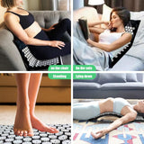 Darrahopens Sports & Fitness > Exercise, Gym & Fitness > Yoga & Pilates Black Massage Acupressure Mat Yoga Sit Lying Mats Pain Stress Soreness Relax AU NEW