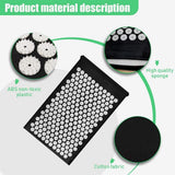 Darrahopens Sports & Fitness > Exercise, Gym & Fitness > Yoga & Pilates Black Massage Acupressure Mat Yoga Sit Lying Mats Pain Stress Soreness Relax AU NEW