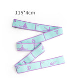 Darrahopens Sports & Fitness > Exercise, Gym & Fitness > Yoga & Pilates Blue and Purple 9-Loop Yoga Stretch Strap - Numbered Band for Flexibility and Physical Therapy