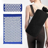 Darrahopens Sports & Fitness > Exercise, Gym & Fitness > Yoga & Pilates Blue Massage Acupressure Mat Yoga Sit Lying Mats Pain Stress Soreness Relax AU NEW