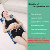 Darrahopens Sports & Fitness > Exercise, Gym & Fitness > Yoga & Pilates Blue Massage Acupressure Mat Yoga Sit Lying Mats Pain Stress Soreness Relax AU NEW