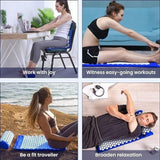 Darrahopens Sports & Fitness > Exercise, Gym & Fitness > Yoga & Pilates Blue Massage Acupressure Mat Yoga Sit Lying Mats Pain Stress Soreness Relax AU NEW