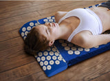 Darrahopens Sports & Fitness > Exercise, Gym & Fitness > Yoga & Pilates Blue Massage Acupressure Mat Yoga Sit Lying Mats Pain Stress Soreness Relax AU NEW