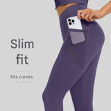 Darrahopens Sports & Fitness > Exercise, Gym & Fitness > Yoga & Pilates Blue XL Size Women's High Waist Yoga Leggings with Mesh Side Pockets - Squat Proof, Peach Hip Lift, Breathable Stretch Fabric for Gym Running 、Pilates Wea and Daily Wear In Australia - Darrahopens