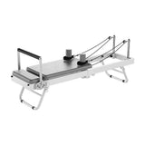 Darrahopens Sports & Fitness > Exercise, Gym & Fitness > Yoga & Pilates Eeeza Foldable Pilates Reformer, Silent Resistance with Adjustable Steel Frame