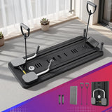 Darrahopens Sports & Fitness > Exercise, Gym & Fitness > Yoga & Pilates Everfit Pilates Reformer Abdominal Exercise Board Push Up Set Fitness Black