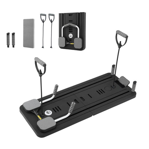 Darrahopens Sports & Fitness > Exercise, Gym & Fitness > Yoga & Pilates Everfit Pilates Reformer Abdominal Exercise Board Push Up Set Fitness Black
