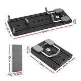 Darrahopens Sports & Fitness > Exercise, Gym & Fitness > Yoga & Pilates Everfit Pilates Reformer Abdominal Exercise Board Push Up Set Fitness Black