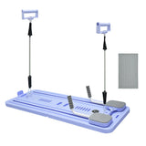 Darrahopens Sports & Fitness > Exercise, Gym & Fitness > Yoga & Pilates Foldable Pilates Board Reformer 4 in 1 Multifunctional Core Exercise Set Ab Trainer with Timer and Phone Stand for Indoor Outdoor Full Body Fitness Home