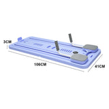 Darrahopens Sports & Fitness > Exercise, Gym & Fitness > Yoga & Pilates Foldable Pilates Board Reformer 4 in 1 Multifunctional Core Exercise Set Ab Trainer with Timer and Phone Stand for Indoor Outdoor Full Body Fitness Home