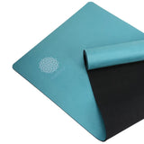 Darrahopens Sports & Fitness > Exercise, Gym & Fitness > Yoga & Pilates Mandala Yoga Mat Premium Bundle, Includes Yoga Mat 188cm H x 61cm W, Yoga Strap & Steel Hydration Bottle - Teal In Australia - Darrahopens