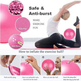 Darrahopens Sports & Fitness > Exercise, Gym & Fitness > Yoga & Pilates Pilates Ring Kit – Pilates 14" Magic Circle, 9" Mini Exercise Ball for Inner Thighs, Arms & Core Toning – Home Pilates Fitness Ring Workout Set for Women Beginner Starter kit
