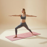 Darrahopens Sports & Fitness > Exercise, Gym & Fitness > Yoga & Pilates Portable Foldable Yoga Mat – Dual-Sided Non-Slip TPE Exercise Mat for Yoga, Pilates, Kids Nap & Travel (Black) | Other Colors Available in Store