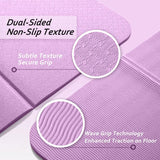 Darrahopens Sports & Fitness > Exercise, Gym & Fitness > Yoga & Pilates Portable Foldable Yoga Mat – Dual-Sided Non-Slip TPE Exercise Mat for Yoga, Pilates, Kids Nap & Travel (Purple) | Other Colors Available in Store