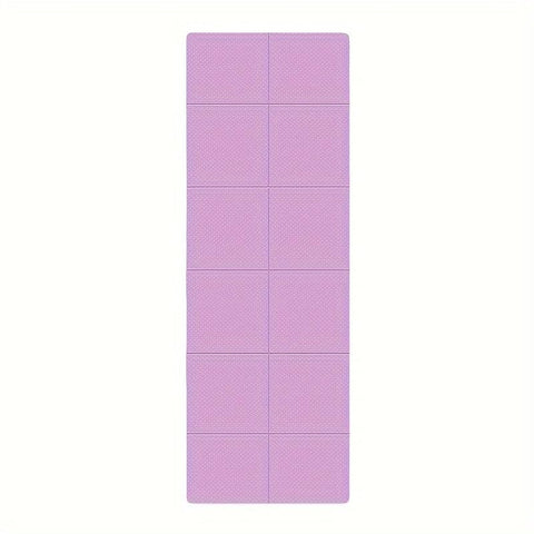 Darrahopens Sports & Fitness > Exercise, Gym & Fitness > Yoga & Pilates Portable Foldable Yoga Mat – Dual-Sided Non-Slip TPE Exercise Mat for Yoga, Pilates, Kids Nap & Travel (Purple) | Other Colors Available in Store