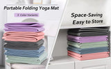 Darrahopens Sports & Fitness > Exercise, Gym & Fitness > Yoga & Pilates Portable Foldable Yoga Mat – Dual-Sided Non-Slip TPE Exercise Mat for Yoga, Pilates, Kids Nap & Travel (Purple) | Other Colors Available in Store