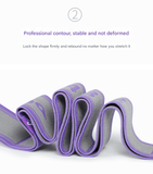 Darrahopens Sports & Fitness > Exercise, Gym & Fitness > Yoga & Pilates Purple 9-Loop Yoga Stretch Strap - Numbered Band for Flexibility and Physical Therapy