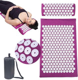 Darrahopens Sports & Fitness > Exercise, Gym & Fitness > Yoga & Pilates Purple Massage Acupressure Mat Yoga Sit Lying Mats Pain Stress Soreness Relax AU NEW