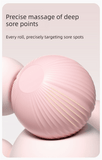Darrahopens Sports & Fitness > Exercise, Gym & Fitness > Yoga & Pilates Purple Portable 6-Wheel Massage Roller – Quiet, Compact Muscle Relief Tool for Neck, Back, Legs & Shoulders