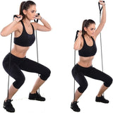 Darrahopens Sports & Fitness > Exercise, Gym & Fitness > Yoga & Pilates Resistance Band Set With Door Anchor Full Body Yoga Strength Workout Training Bands