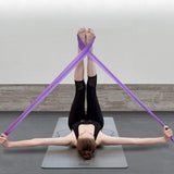 Darrahopens Sports & Fitness > Exercise, Gym & Fitness > Yoga & Pilates Set of 2 resistance bands - 1.5 m x 15 cm - Stretchable bands for yoga, pilates, strength training, physiotherapy and rehabilitation