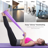 Darrahopens Sports & Fitness > Exercise, Gym & Fitness > Yoga & Pilates Set of 2 resistance bands - 1.5 m x 15 cm - Stretchable bands for yoga, pilates, strength training, physiotherapy and rehabilitation