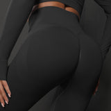 Darrahopens Sports & Fitness > Exercise, Gym & Fitness > Yoga & Pilates Size S Black Seamless High-Waisted Yoga Pants for Women - Lift Workout Leggings for Running, Gym, and Fitness