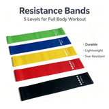 Darrahopens Sports & Fitness > Exercise, Gym & Fitness > Yoga & Pilates Yoga Cat TPE Resistance Bands Set 5 Colors Tension ring black 600*50*1.1-40 pounds In Australia - Darrahopens