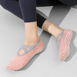 Darrahopens Sports & Fitness > Exercise, Gym & Fitness > Yoga & Pilates Yoga socks (2 pairs) - Non-slip socks - Women's non-slip yoga socks - Sizes 35-41 - Women's Pilates socks, non-slip - Fitness non-slip - Suitable for Pilates, Dance, Fitness