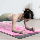 Darrahopens Sports & Fitness > Exercise, Gym & Fitness > Yoga & Pilates Yoga towel - Yoga towel - Yoga towel - Moisture-regulating and non-slip - Yoga towel - Quick-drying yoga mat fabric - Breathable yoga mat with mesh storage bag - Suitable for hot yoga, pilates and fitness - Pink