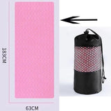 Darrahopens Sports & Fitness > Exercise, Gym & Fitness > Yoga & Pilates Yoga towel - Yoga towel - Yoga towel - Moisture-regulating and non-slip - Yoga towel - Quick-drying yoga mat fabric - Breathable yoga mat with mesh storage bag - Suitable for hot yoga, pilates and fitness - Pink