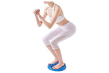 Darrahopens Sports & Fitness > Exercise, Gym & Fitness > Yoga & Pilates Yoga Training Mat Exercise Balance Stability Cushion Yoga Training Accessories -Blue