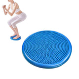 Darrahopens Sports & Fitness > Exercise, Gym & Fitness > Yoga & Pilates Yoga Training Mat Exercise Balance Stability Cushion Yoga Training Accessories -Rose Red