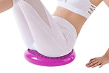 Yoga Training Mat Exercise Balance Stability Cushion Yoga Training Accessories -Rose Red