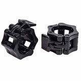 Darrahopens Sports & Fitness > Fitness Accessories 2Pcs 2in / 50mm Olympic Dumbbell Clamps Barbell Clamps Collars Clips Bar Plates Collar Clips Black